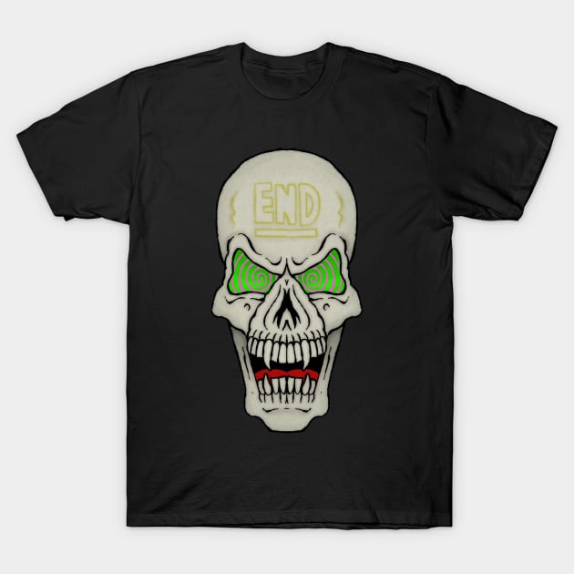 HypnoSkull T-Shirt by MalcolmKirk